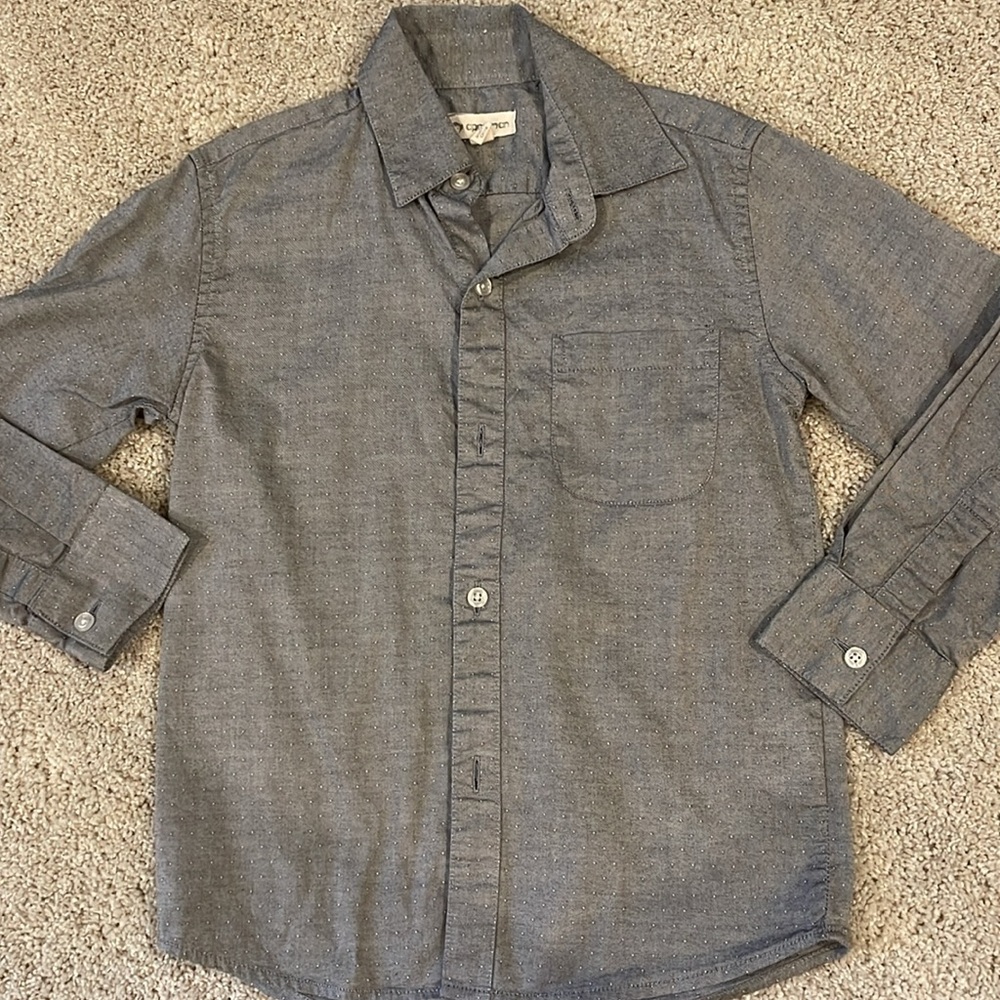 Appaman Gray button down shirt size 6